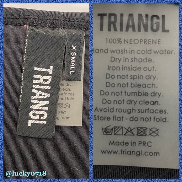 Triangl NWOT Dancing in the Wind Blue Set XS - Picture 6 of 6